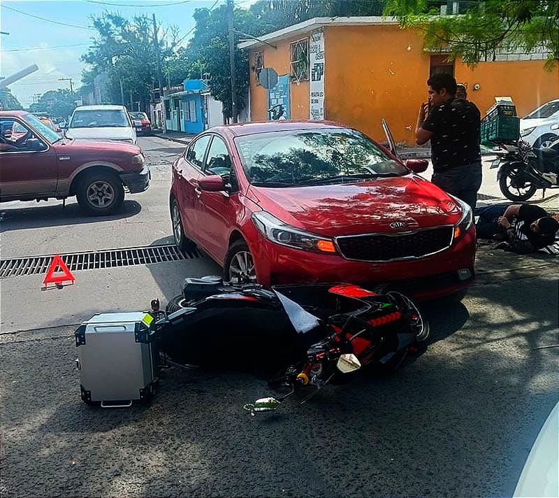 JINETE DE ACERO” LESIONADO EN “TORTAZO”!