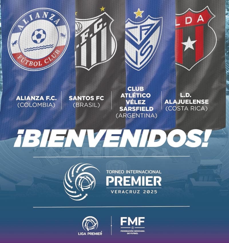 ¡LISTOS LOS 8 CLUBES PARA TORNEO INTERNACIONAL PREMIER!