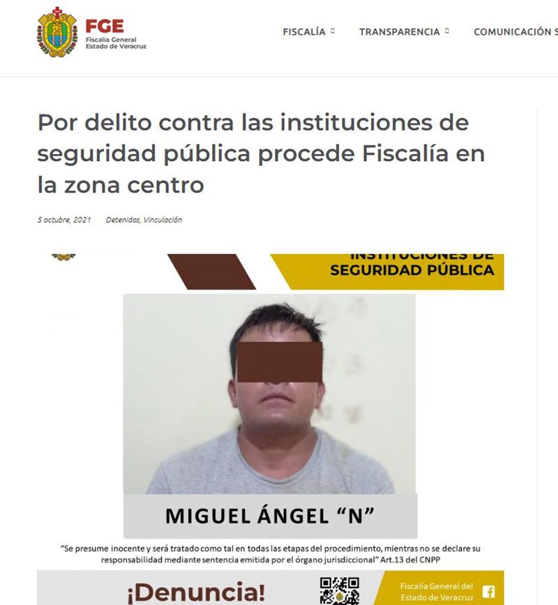 ¡“DELITO CONTRA LAS INSTITUCIONES”!