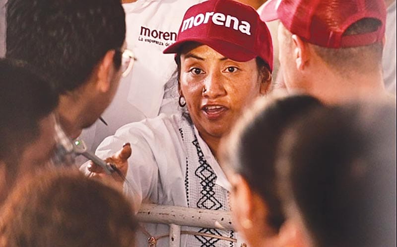 ¡DRON LE PEGA A MORENISTA! -Durante Evento de Sheinbaum