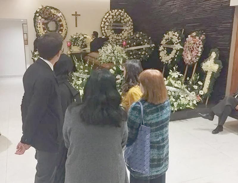 ¡CRISTINA PACHECO ES DESPEDIDA POR SUS FAMILIARES Y AMISTADES!