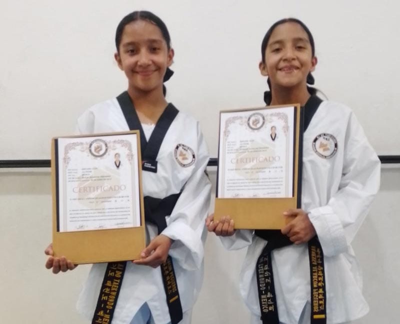 ¡LAS GEMELAS VANESSA Y ELISSA, ORGULLO PARA EL TAEKWONDO!