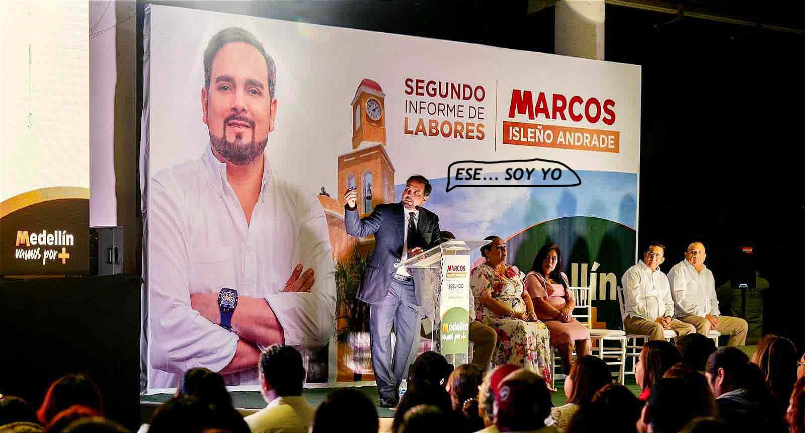 ¡ISLEÑO DIO SU SEGUNDO! -*ACOMPAÑADO DE DIRECTORES DEL AYUNTAMIENTO, INVITADOS ESPECIALES, ALCALDES, LÍDERES PARTIDISTAS, DICE QUE ESTÁ CHAMBEANDO