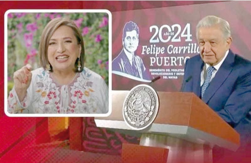 ¡ORDENA TRIBUNAL A AMLO NO AGREDIR A XÓCHITL!