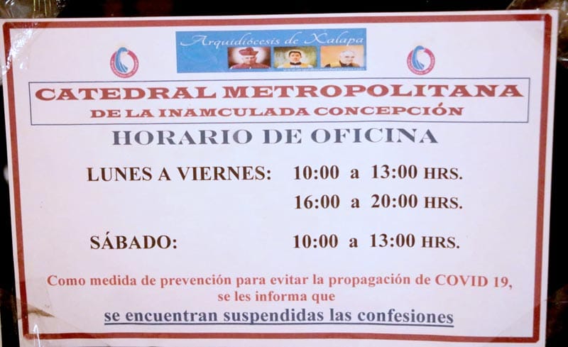 A REZAR.. ¡SUSPENDEN LOS PECADOS! -Por el COVID no hay confesiones