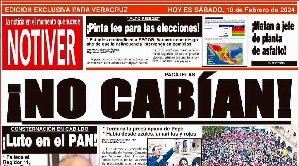 LA PORTADA -SÁBADO 10 DE FEBRERO 2024