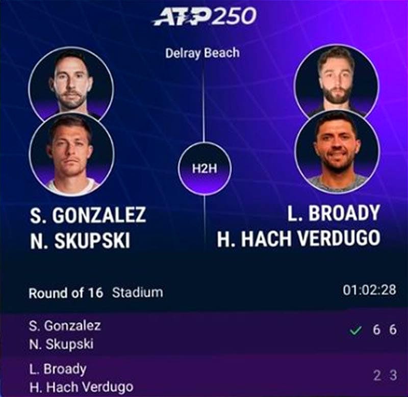 ¡AVANZA SANTIAGO EN DELRAY BEACH OPEN! - CUARTOS DE FINAL