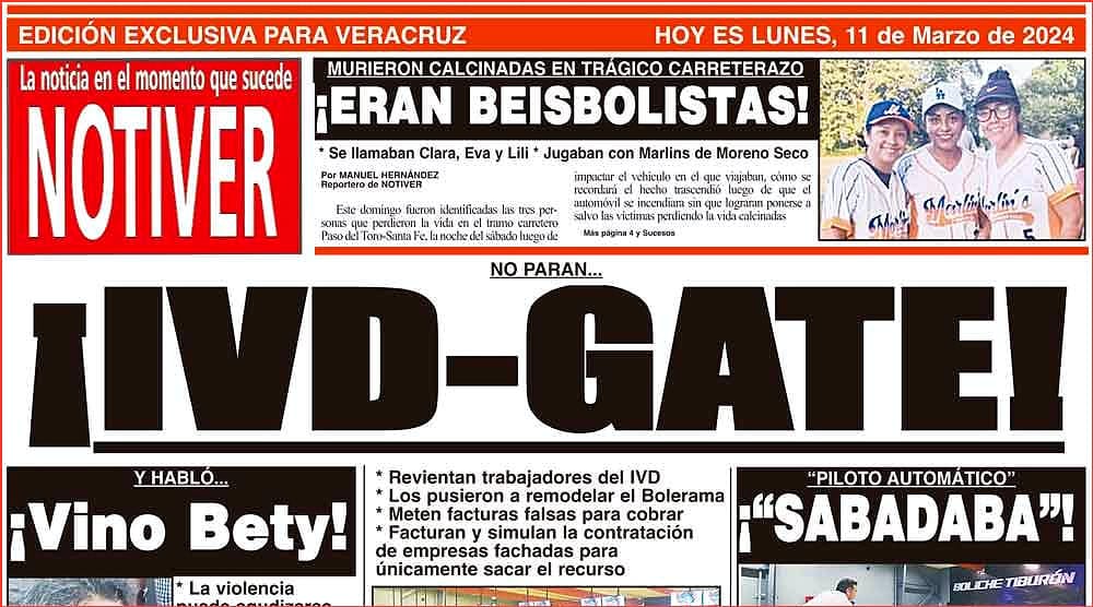 LA PORTADA - LUNES 11 DE MARZO 2024