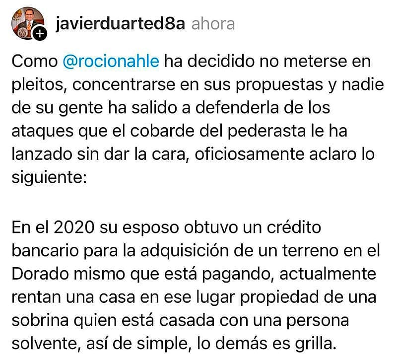 ¡DUARTE YA ES VO-CERO! - * Desde la Cárcel dice que Conoce al Esposo…