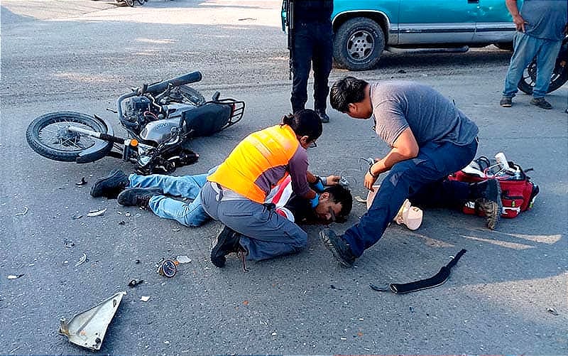¡MURIÓ MINUTOS DESPUÉS DEL IMPACTO! - DE 27 AÑOS, EN EL LIBRAMIENTO MARTÍNEZ DE LA TORRE-SAN RAFAEL