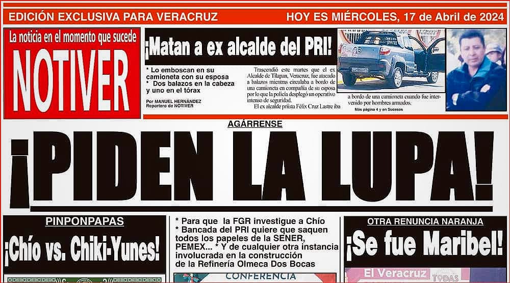 LA PORTADA - MIÉRCOLES 17 DE ABRIL 2024
