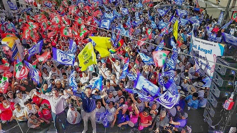 ¡NO CABÍAN! - *Pepe-Yu y Chiki-Yunes Realizan Recorrido de Campaña y Mitin