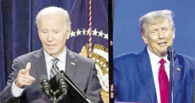 ¡BIDEN 'LE PISA LOS TALONES' A TRUMP!
