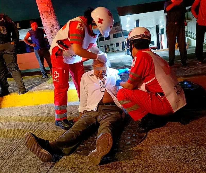 ¡ATROPELLADO EN MIGUEL ALEMÁN Y ALACIO PÉREZ!