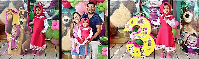 ALESSIA FESTEJA DE MASHA Y EL OSO!