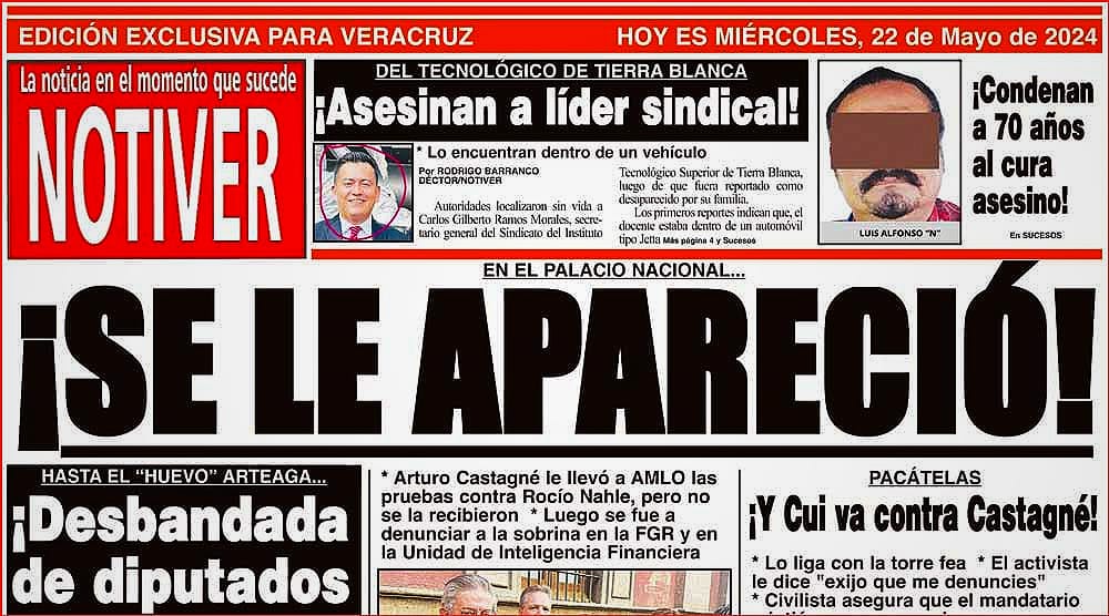 LA PORTADA - MIÉRCOLES 22 DE MAYO 2024