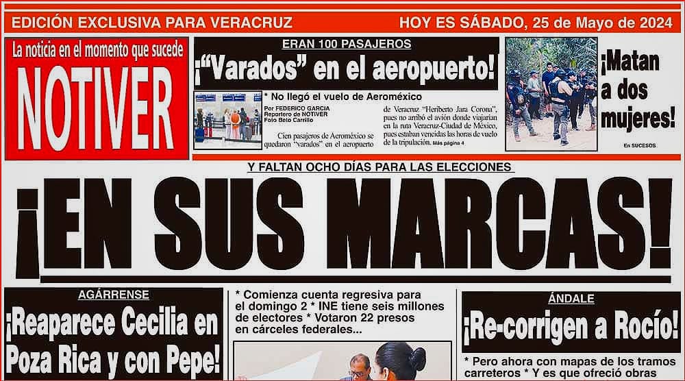 LA PORTADA - SÁBADO 25 DE MAYO 2024