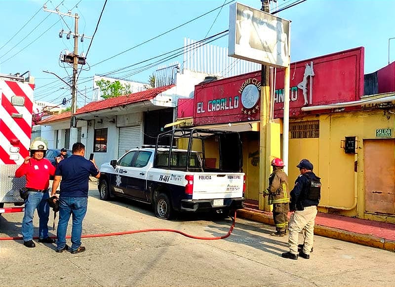 ¡SE INCENDIA EL BAR “CABALLO BLANCO”!