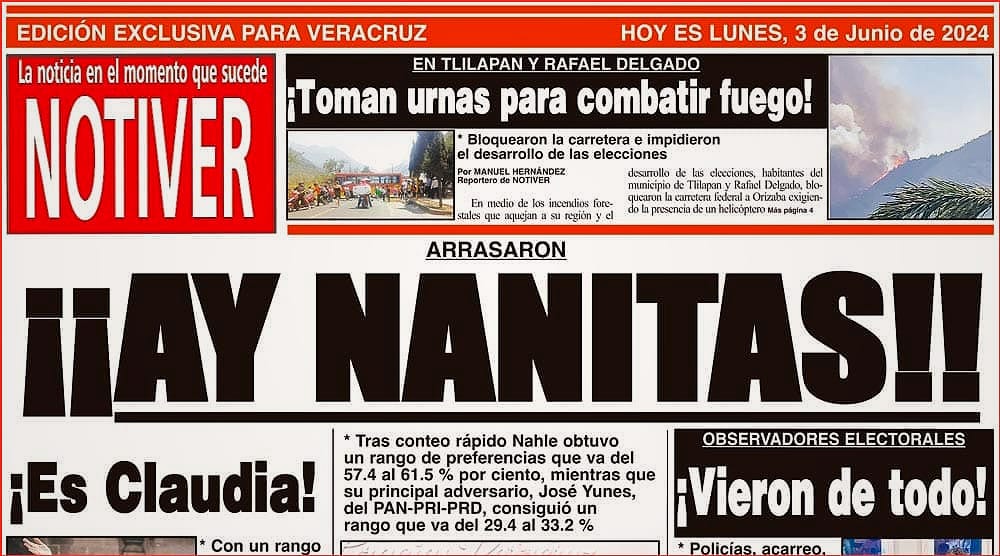 LA PORTADA - LUNES 3 DE JUNIO 2024