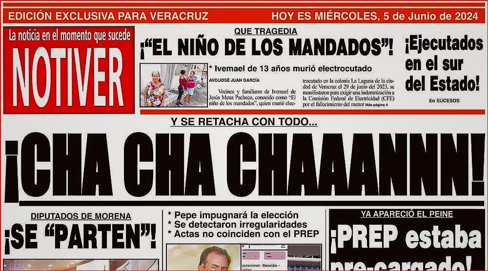 LA PORTADA - MIÉRCOLES 5 DE JUNIO 2024