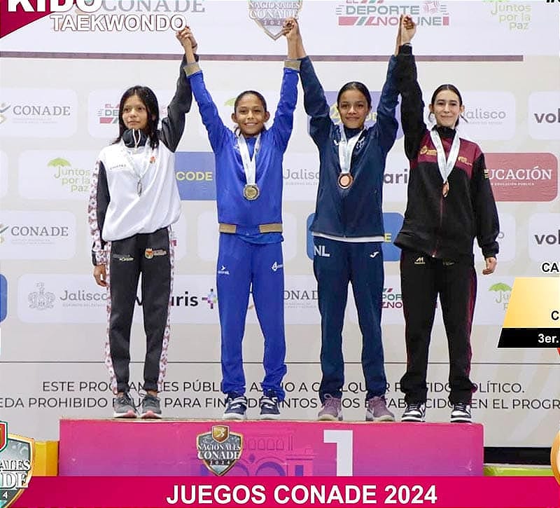 ¡DESTACAN TAEKWONDOINES DE KIDO RIVIERA VERACRUZANA Y BOCA EN NACIONALES CONADE 2024!