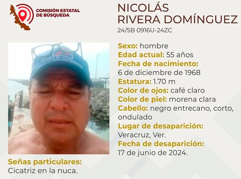 ¡DESAPARECE PRESIDENTE DE LA COALICIÓN DE PESCADORES DE VERACRUZ!