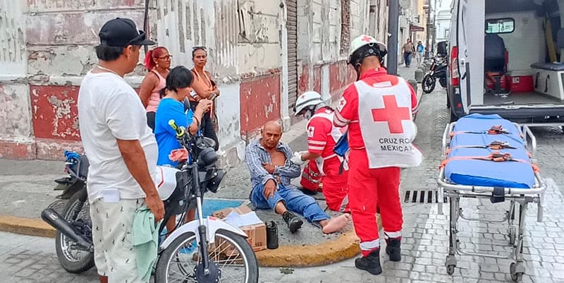 ¡MOTOCICLISTA HERIDO EMBESTIDO POR CAMIÓN URBANO “COSTERA”!