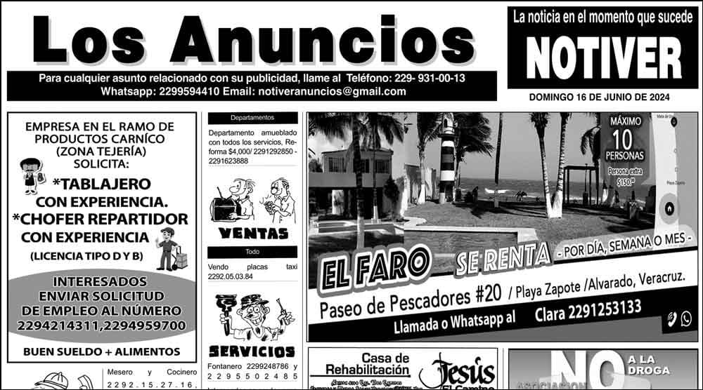 ...LOS ANUNCIOS, AVISOS Y DEMÁS! - DOMINGO, 16 DE JUNIO 2024