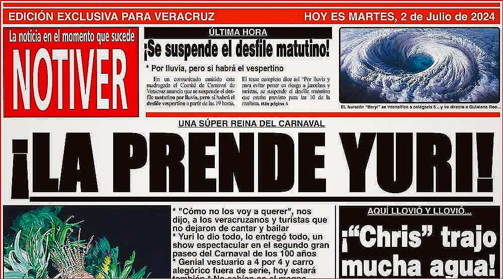 LA PORTADA - MARTES 2 DE JULIO 2024