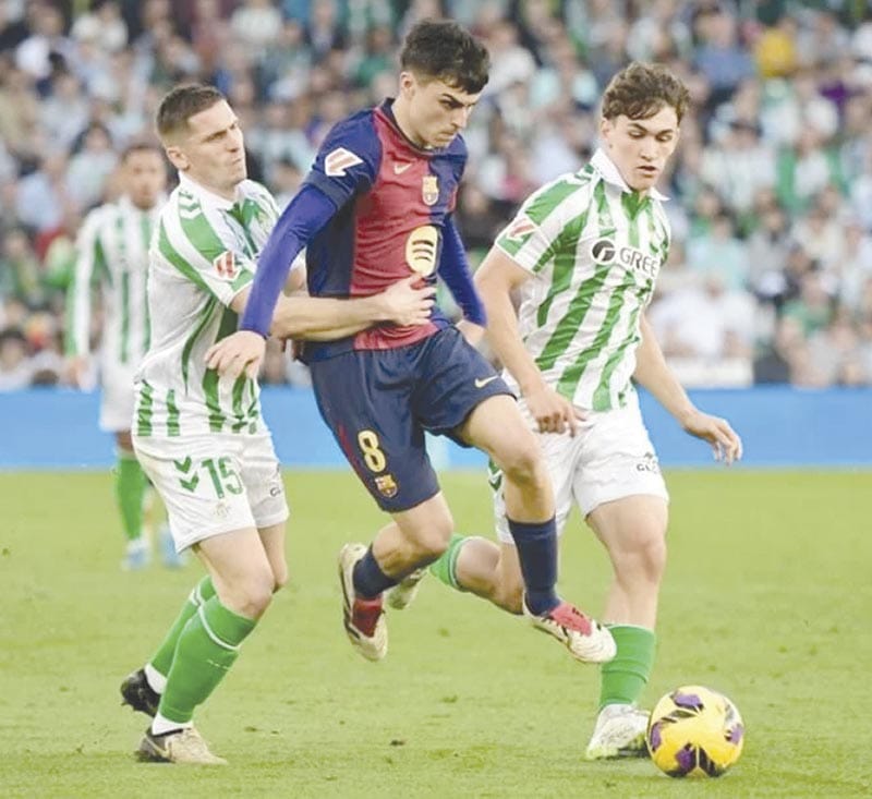 ¡LE SACA EL BETIS EMPATE AL BARCELONA!