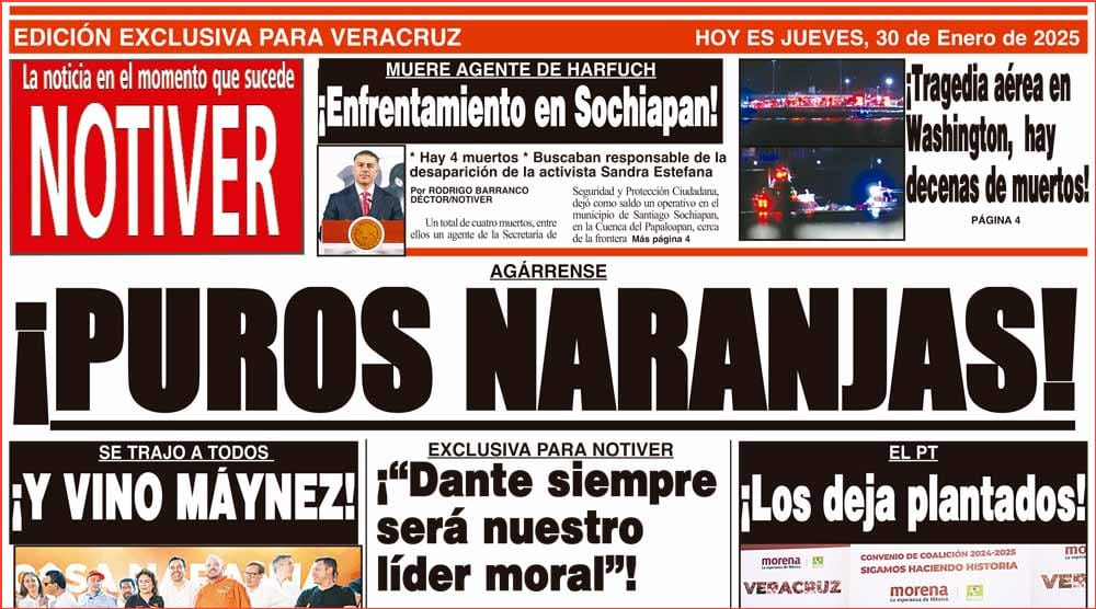 LA PORTADA - JUEVES 30 DE ENERO 2025