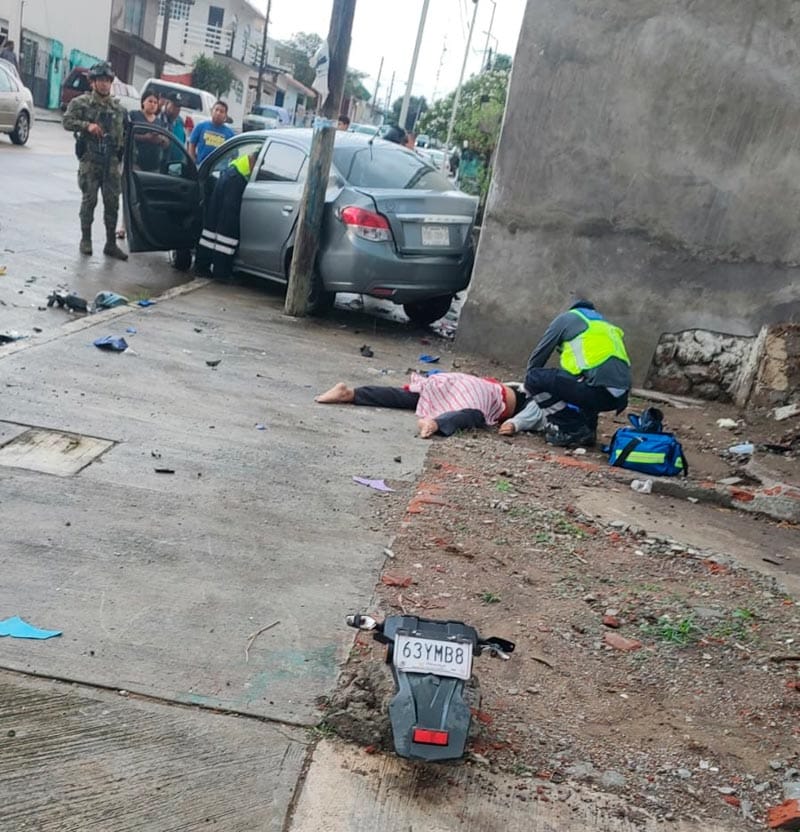 ¡ESTILISTA PIERDE LA VIDA! - FUE ARROLLADA POR UN AUTOMOVILISTA EN LA COLONIA VILLA RICA DE BOCA DEL RÍO