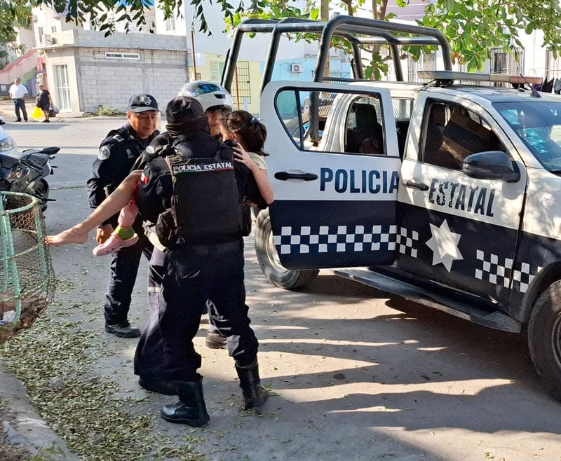 ¡NIÑA HERIDA POR BALA PERDIDA!