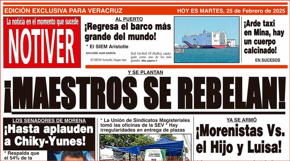 LA PORTADA - MARTES 25 DE FEBRERO 2025