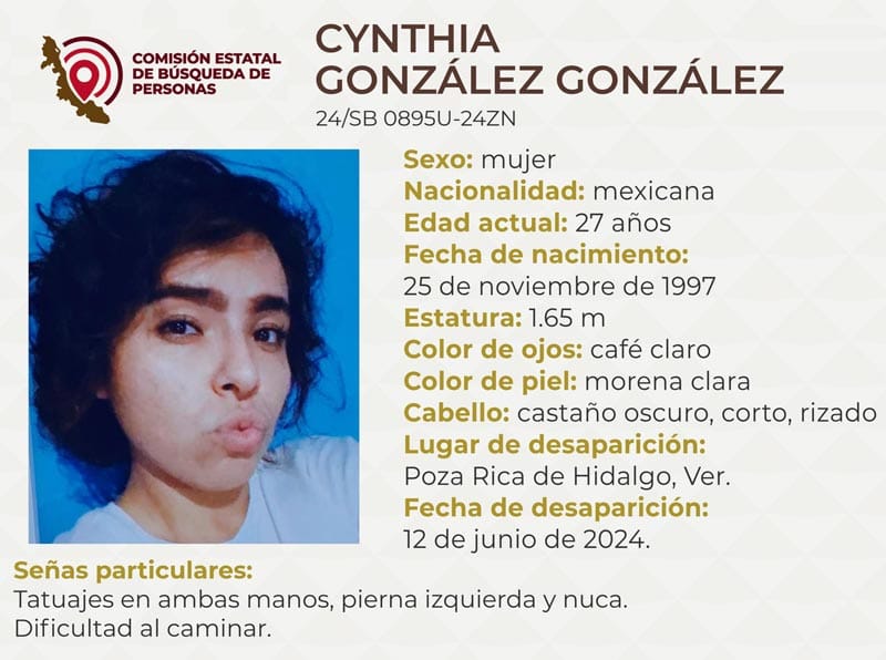 ¡CYNTHIA, ESTUDIANTE DE LA UV DESAPARECIÓ TRAS DENUNCIAR ACOSO POLICIACO HACE 8 MESES!