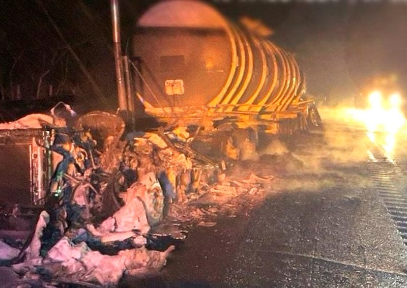 ¡EXPLOTÓ PIPA CARGADO CON DIÉSEL!