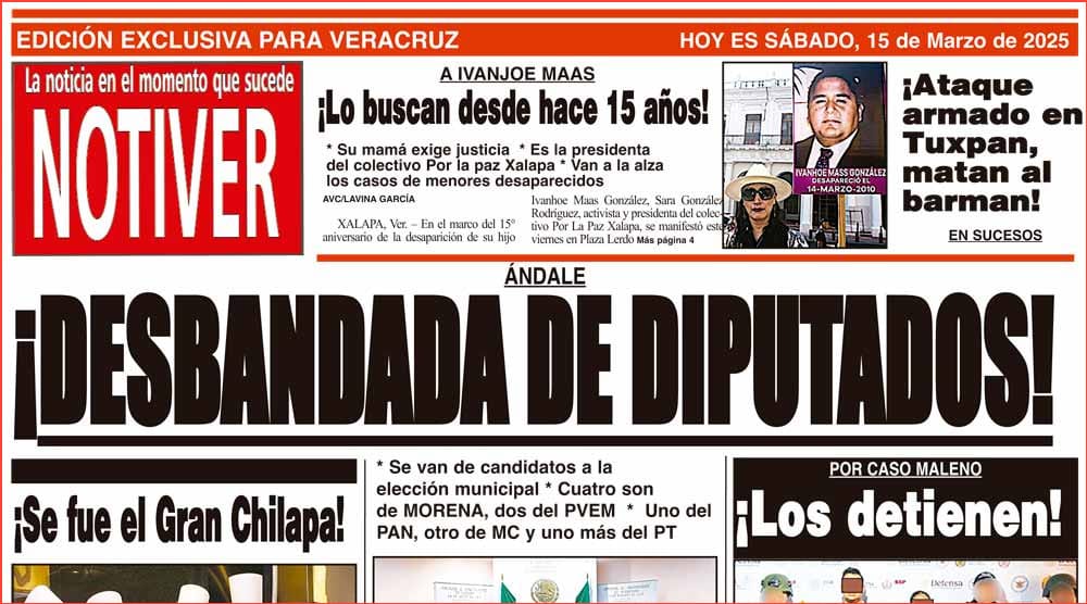 LA PORTADA - SÁBADO 15 DE MARZO 2025