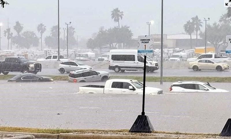 ¡AZOTAN TORMENTAS EN REYNOSA Y VALLE DE TEXAS!