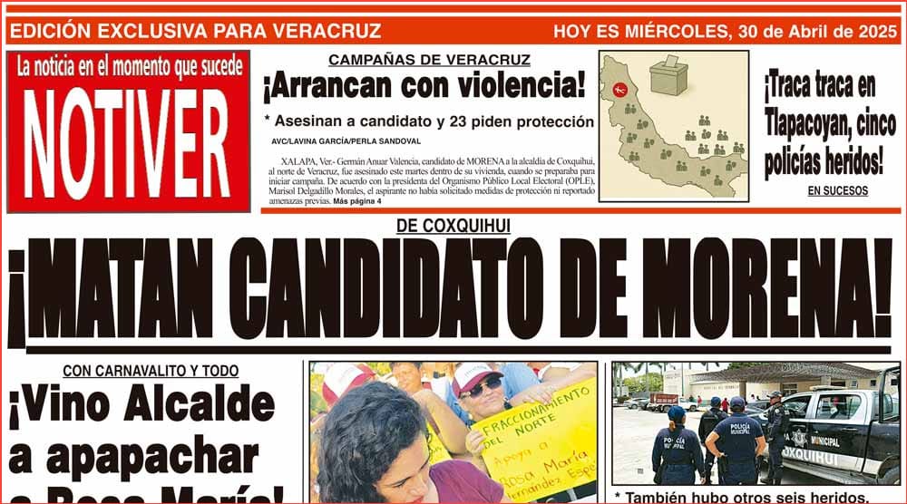 LA PORTADA - MIÉRCOLES 30 DE ABRIL 2025