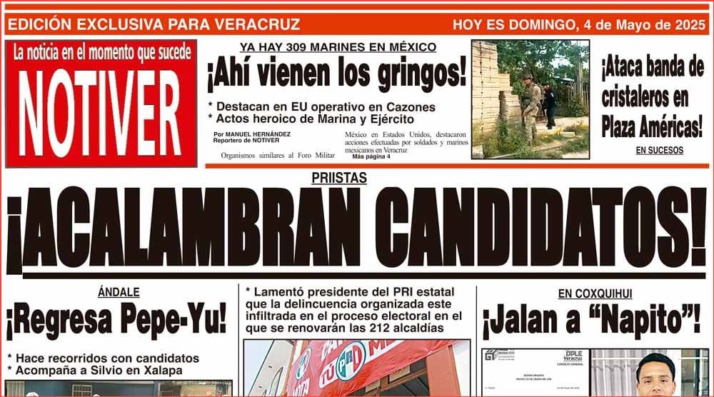 LA PORTADA - DOMINGO 4 DE MAYO 2025