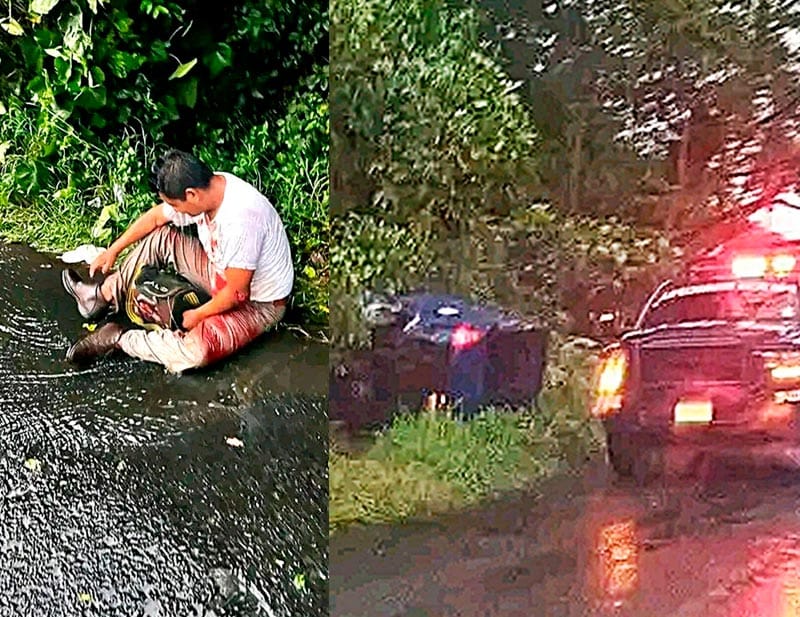 ¡DOS HERIDOS DEJA VOLCADURA DE CAMIONETA!