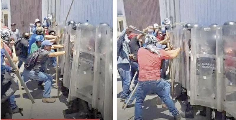 ¡CHOCAN GN Y MAESTROS DE LA CETEG! - EN CHILPANCINGO