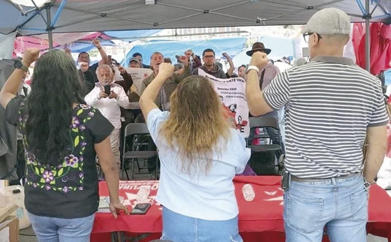 ¡AMAGA CNTE, AHORA, CON BLOQUEAR SEP, INE Y HACIENDA!
