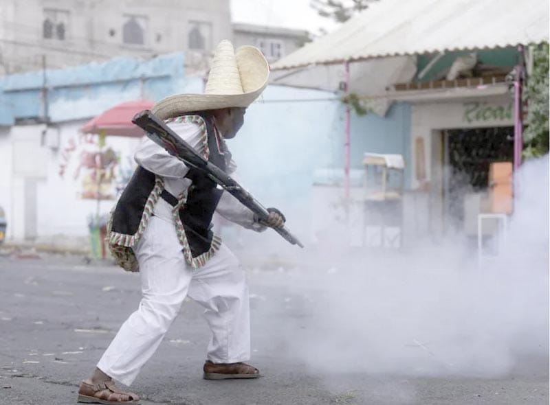 ¡REALIZAN ESCENIFICACIÓN DE LA BATALLA DE PUEBLA!