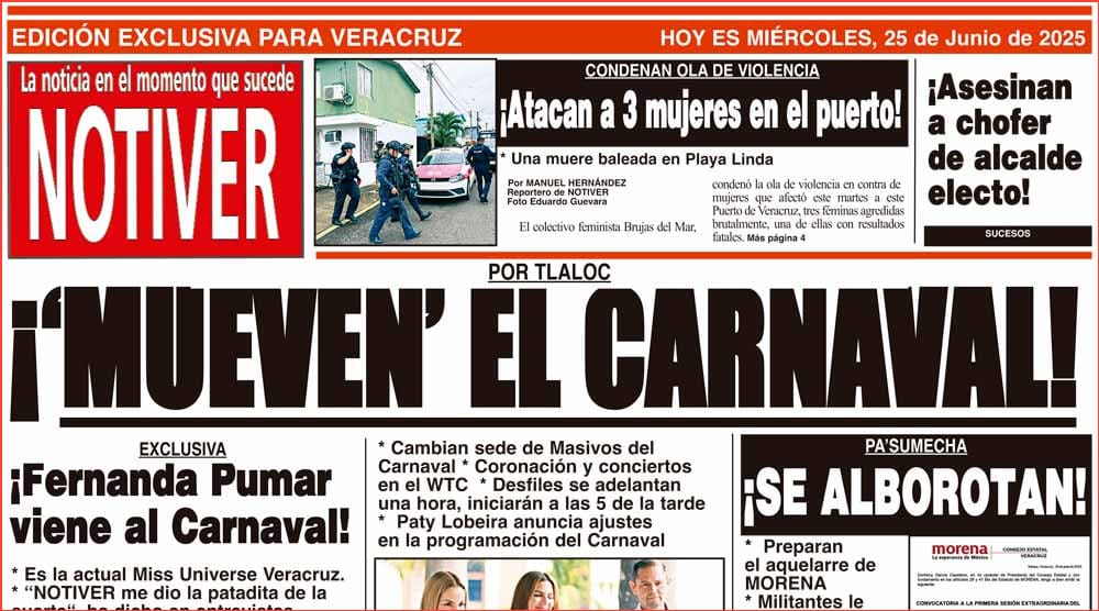 LA PORTADA - MIÉRCOLES 25 DE JUNIO 2025