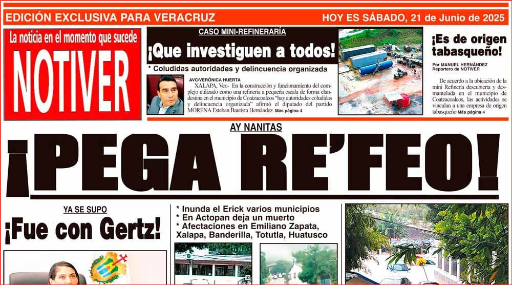 LA PORTADA - SÁBADO 21 DE JUNIO 2025