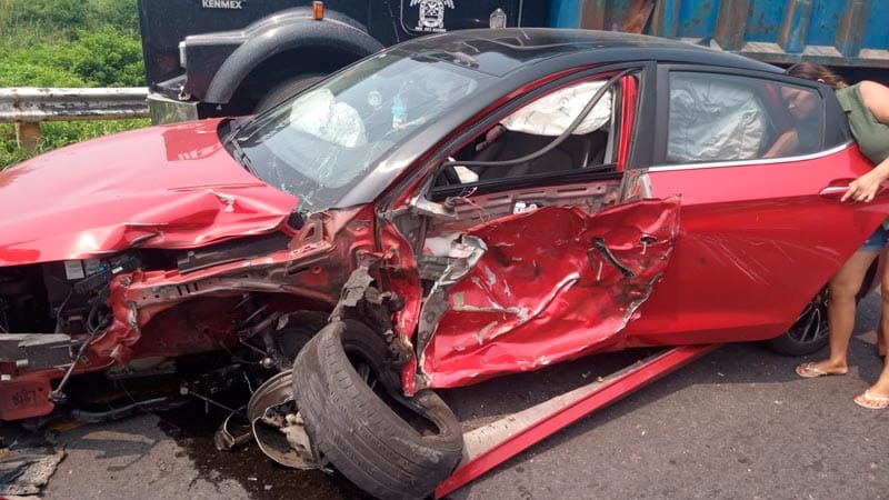 ¡TRES LESIONADOS DEJÓ TRANCAZO CARRETERRO!