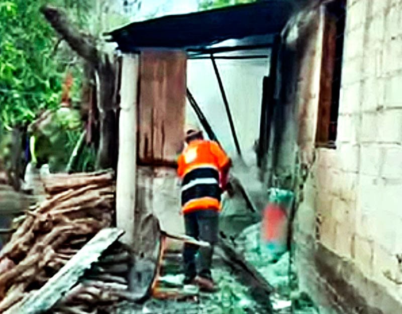 ¡PÁNICO EN TIERRA BLANCA POR TANQUE DE GAS ARDIENDO!