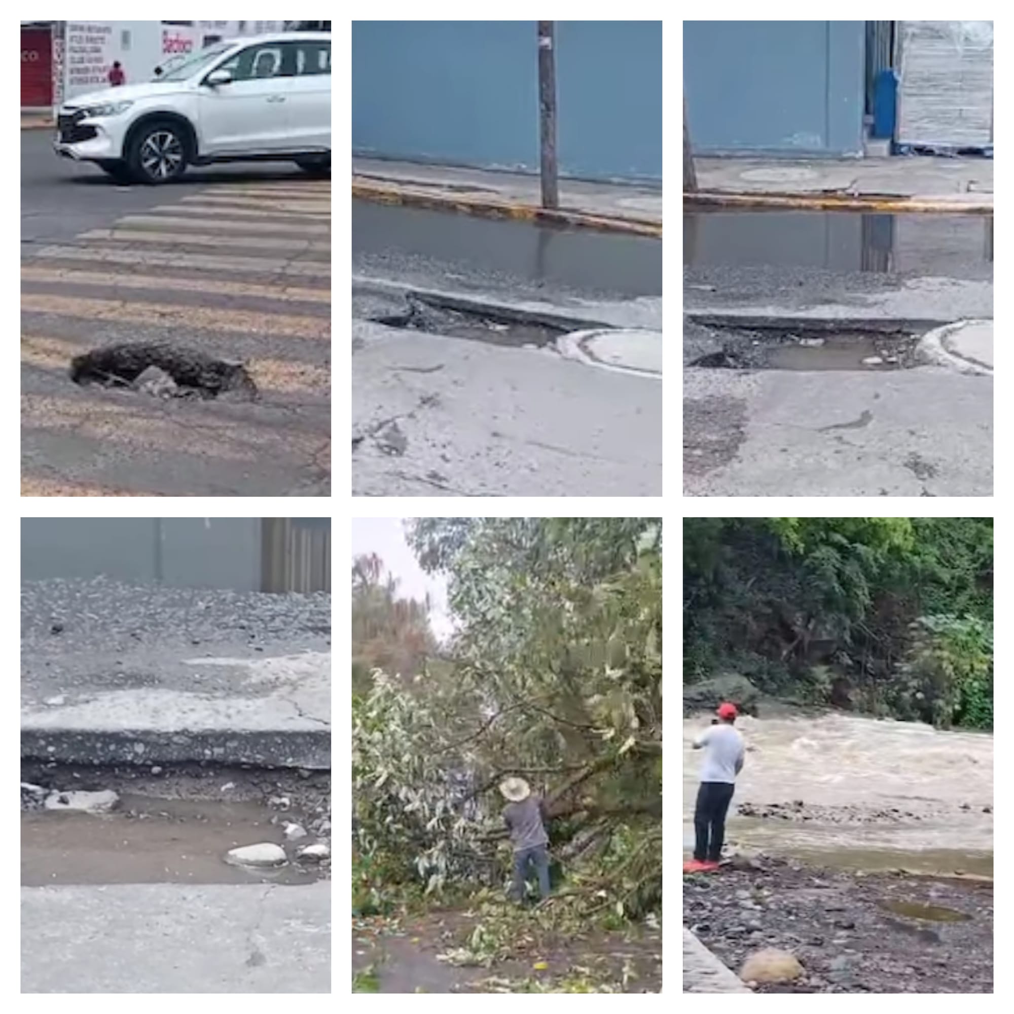 ¡POCAS AFECTACIONES POR LAS LLUVIAS!