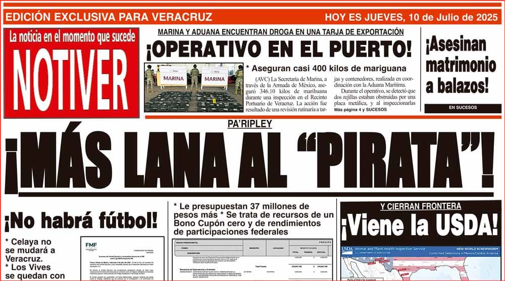 LA PORTADA - JUEVES 10 DE JULIO 2025